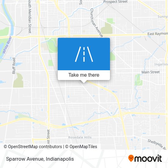 Sparrow Avenue map