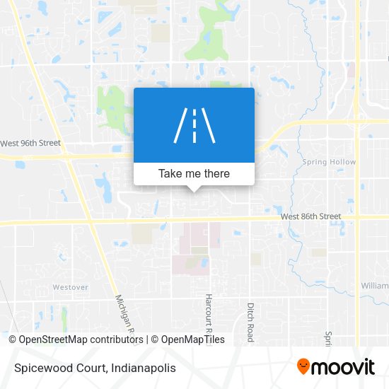 Spicewood Court map