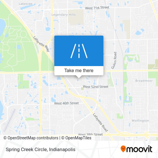 Mapa de Spring Creek Circle