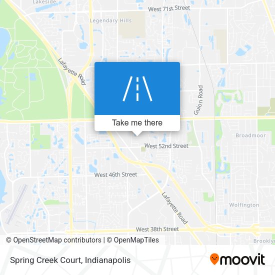 Spring Creek Court map