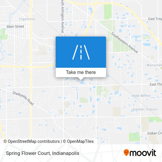 Spring Flower Court map