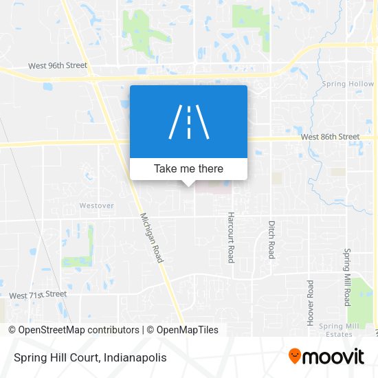 Spring Hill Court map