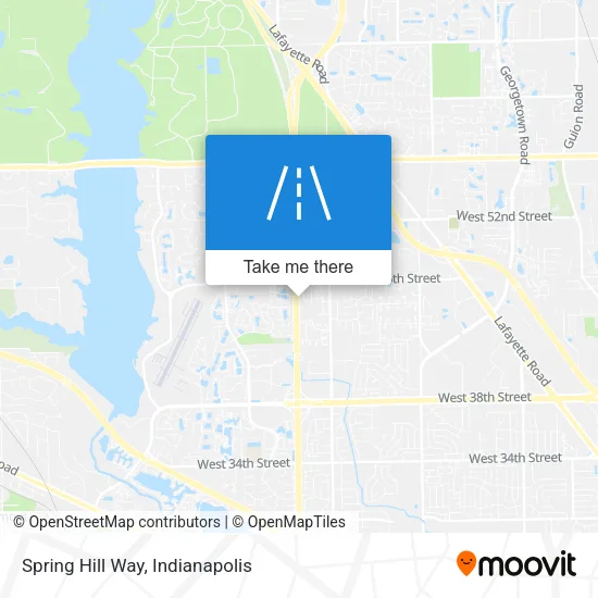 Spring Hill Way map