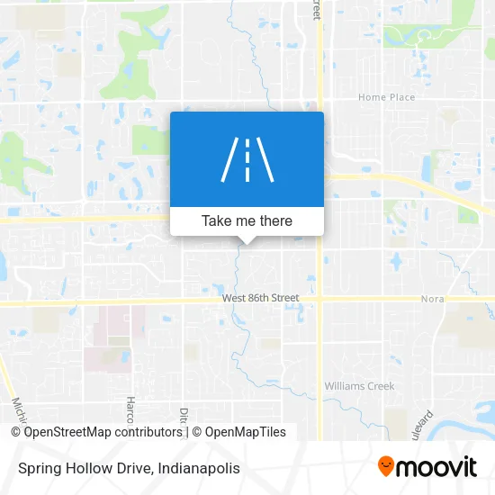 Spring Hollow Drive map