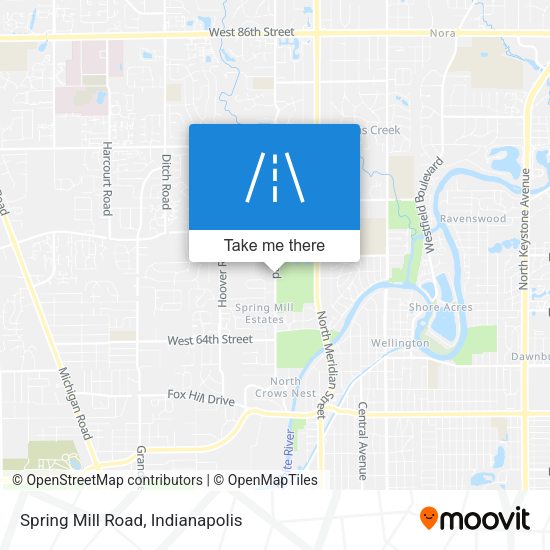 Mapa de Spring Mill Road