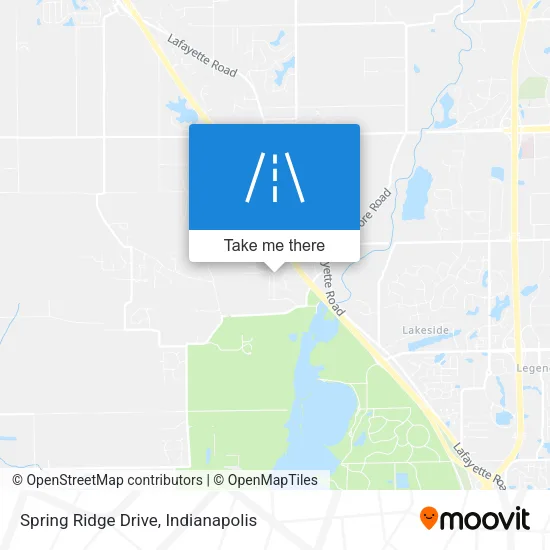 Spring Ridge Drive map