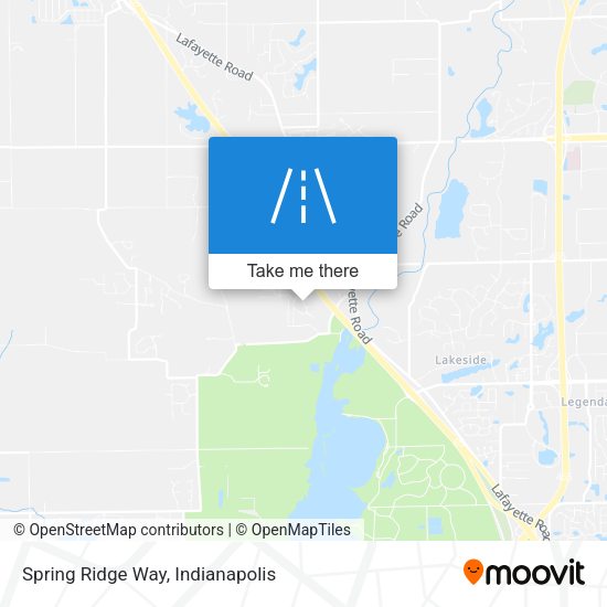Spring Ridge Way map