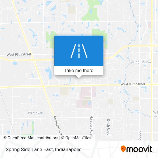 Spring Side Lane East map