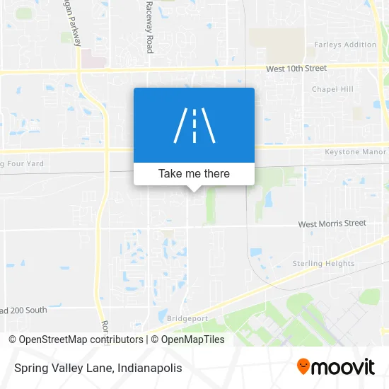 Spring Valley Lane map