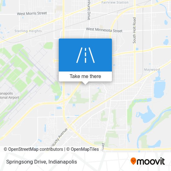 Springsong Drive map