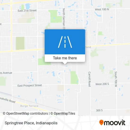 Springtree Place map