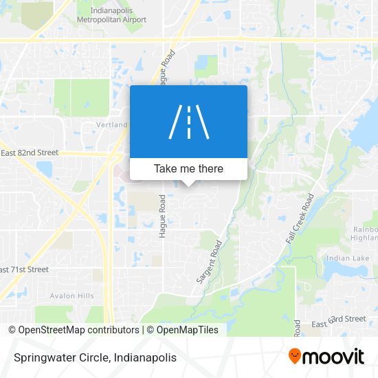 Springwater Circle map