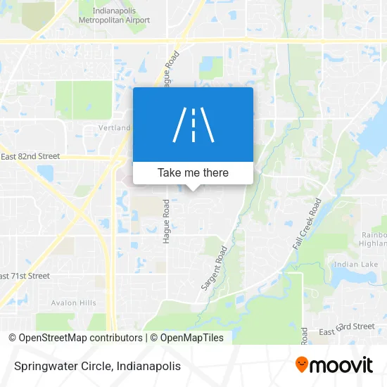 Springwater Circle map