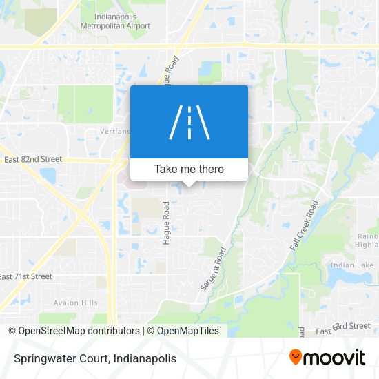 Mapa de Springwater Court