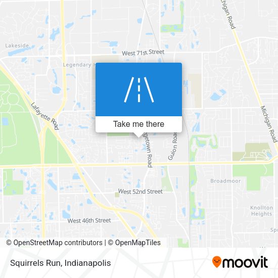 Squirrels Run map