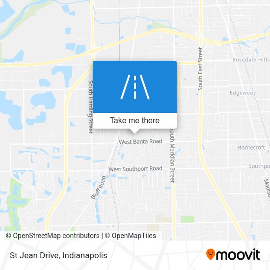 Mapa de St Jean Drive