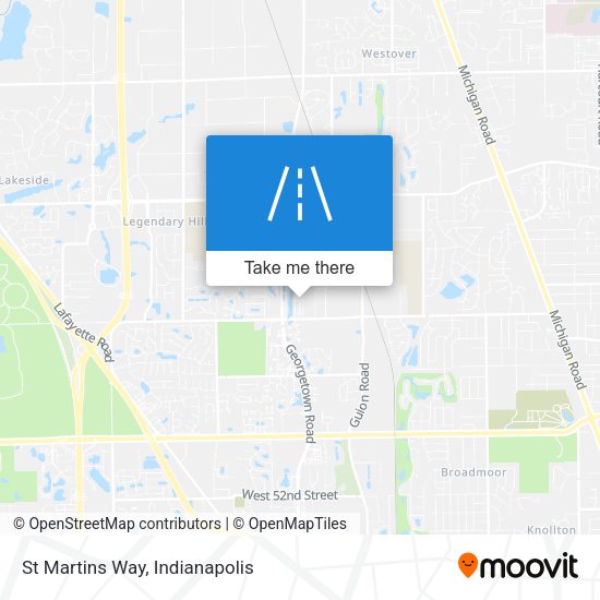 Mapa de St Martins Way