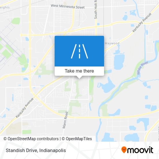 Standish Drive map