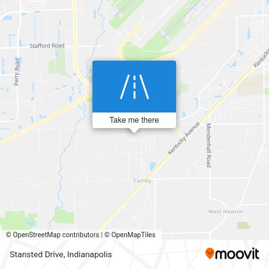 Stansted Drive map