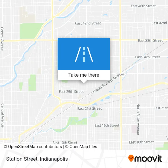 Station Street map