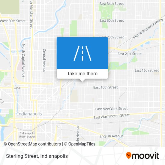 Mapa de Sterling Street