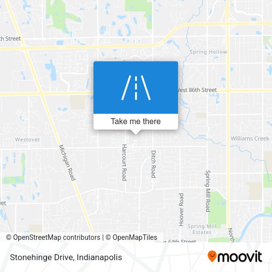 Stonehinge Drive map