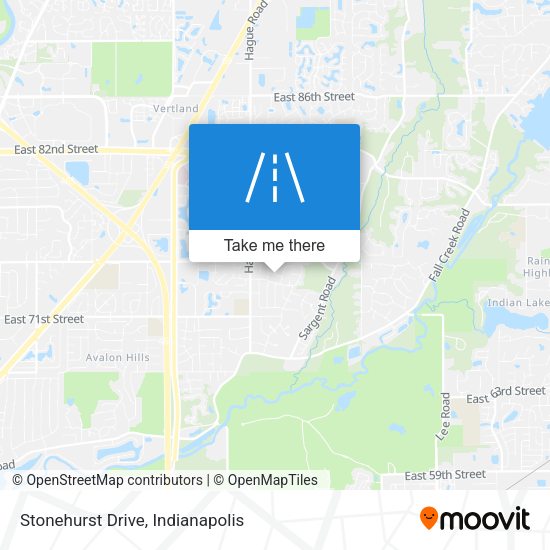 Stonehurst Drive map