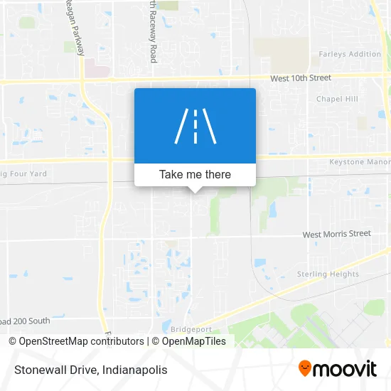 Stonewall Drive map