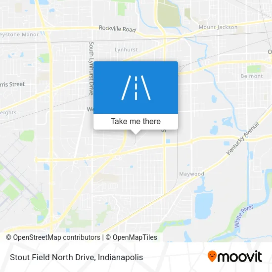 Stout Field North Drive map
