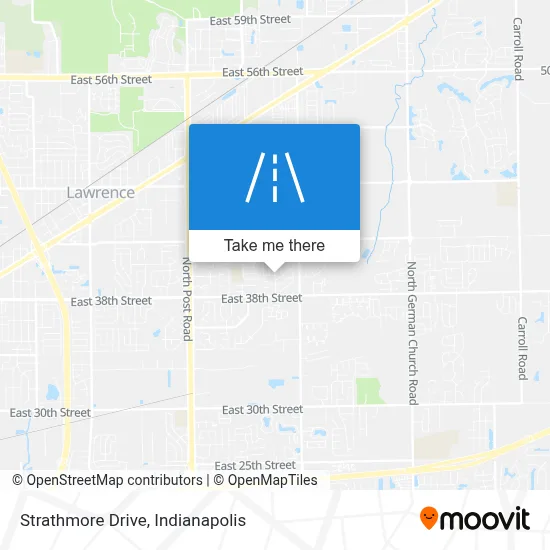 Strathmore Drive map