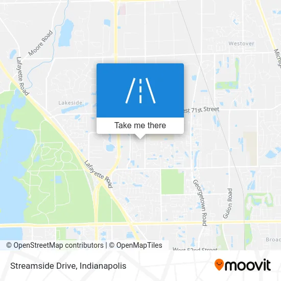 Streamside Drive map