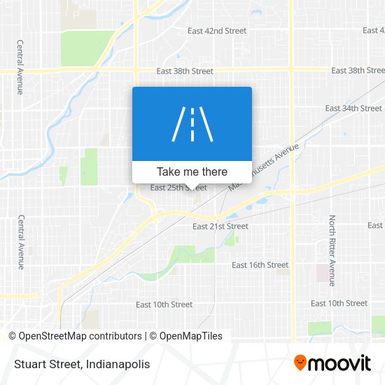 Mapa de Stuart Street