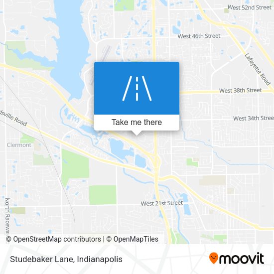Studebaker Lane map