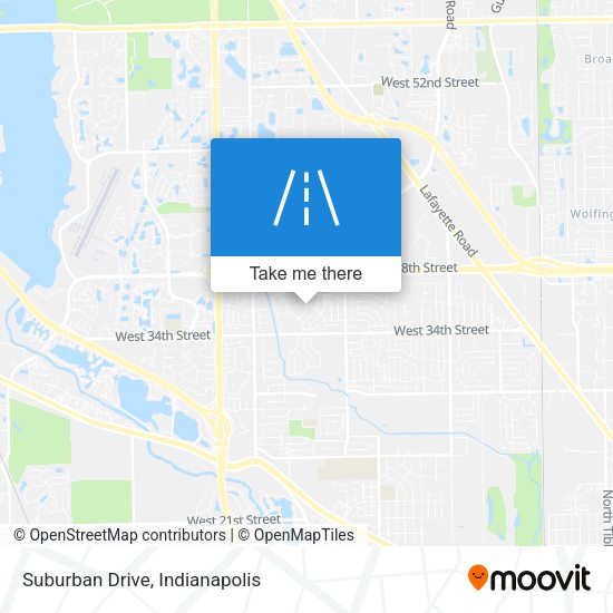 Suburban Drive map