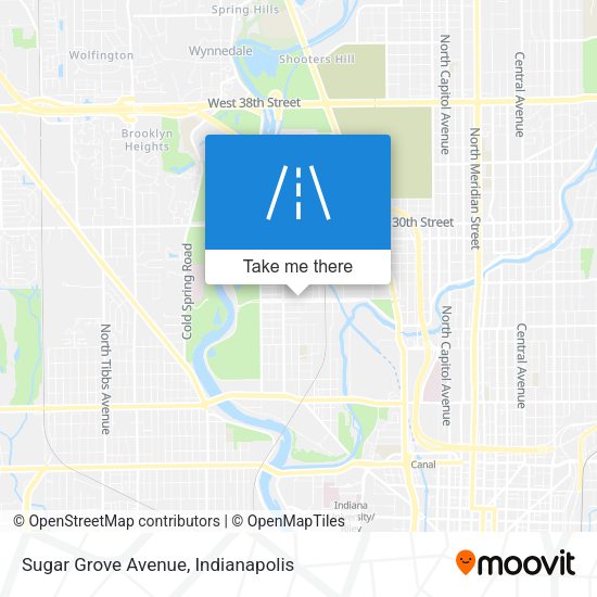 Mapa de Sugar Grove Avenue