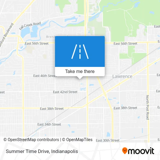 Summer Time Drive map