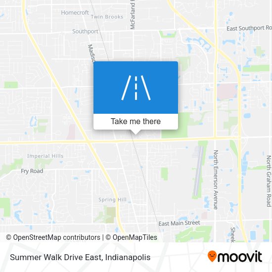 Mapa de Summer Walk Drive East