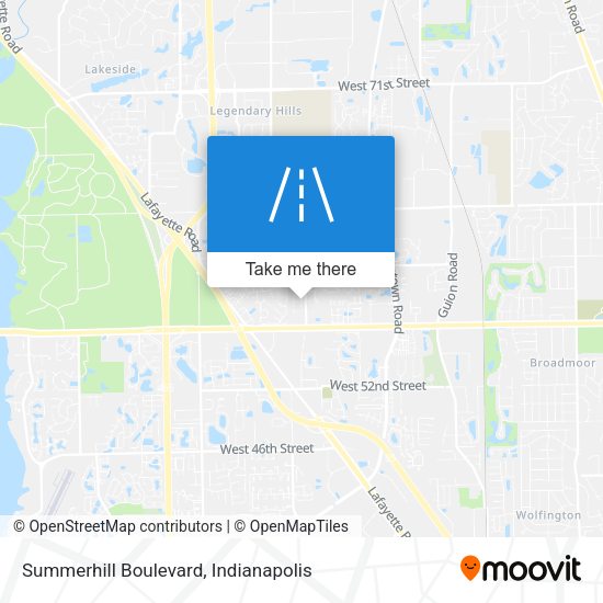 Mapa de Summerhill Boulevard