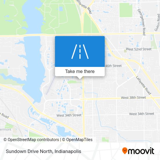 Sundown Drive North map