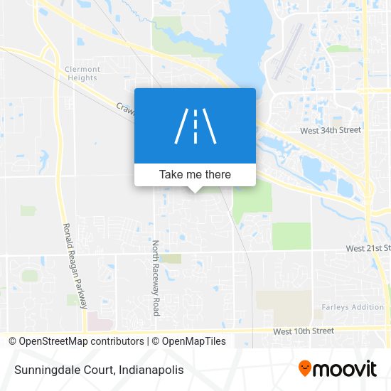 Mapa de Sunningdale Court