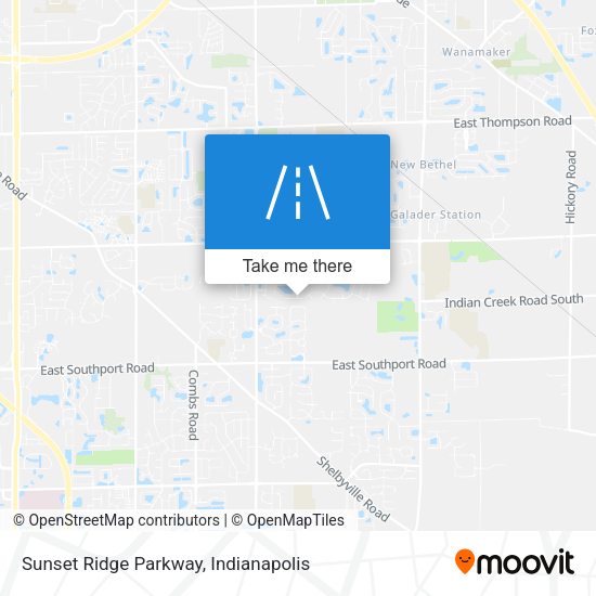 Sunset Ridge Parkway map