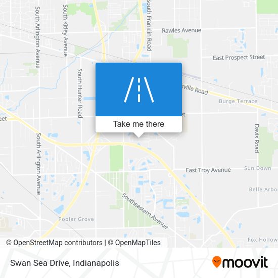 Swan Sea Drive map