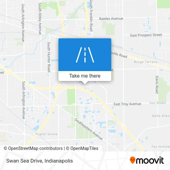 Swan Sea Drive map