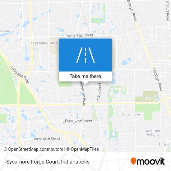 Sycamore Forge Court map