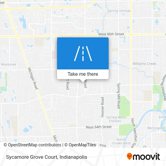 Sycamore Grove Court map