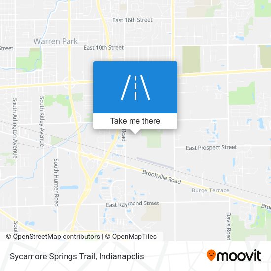 Mapa de Sycamore Springs Trail