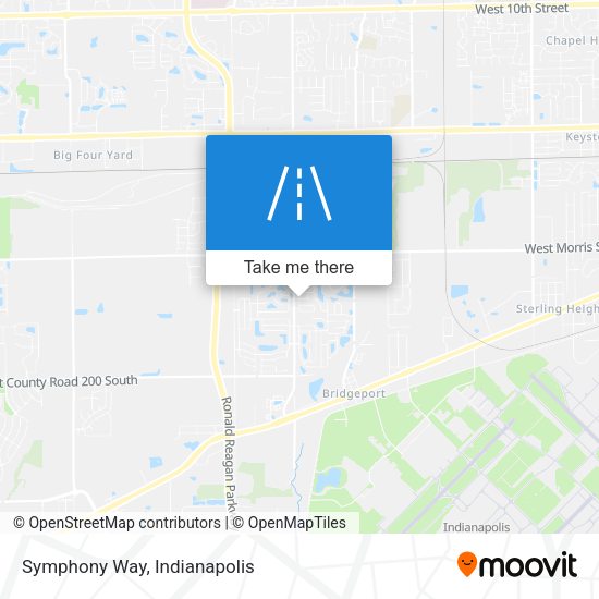 Mapa de Symphony Way