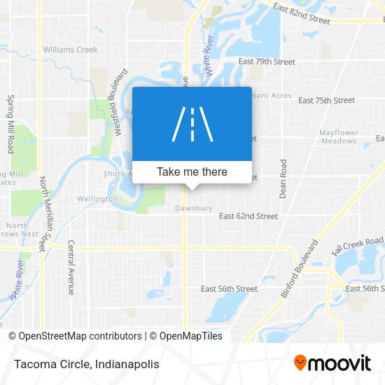 Tacoma Circle map