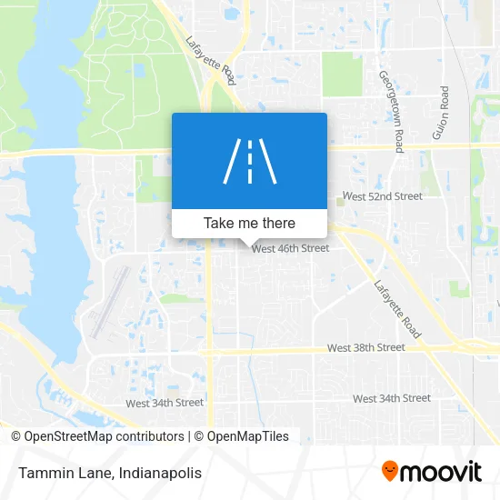Tammin Lane map
