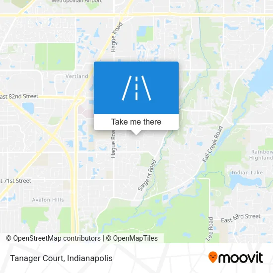 Tanager Court map